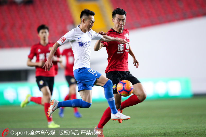 上海申鑫豪取三分，终结客场不胜场面